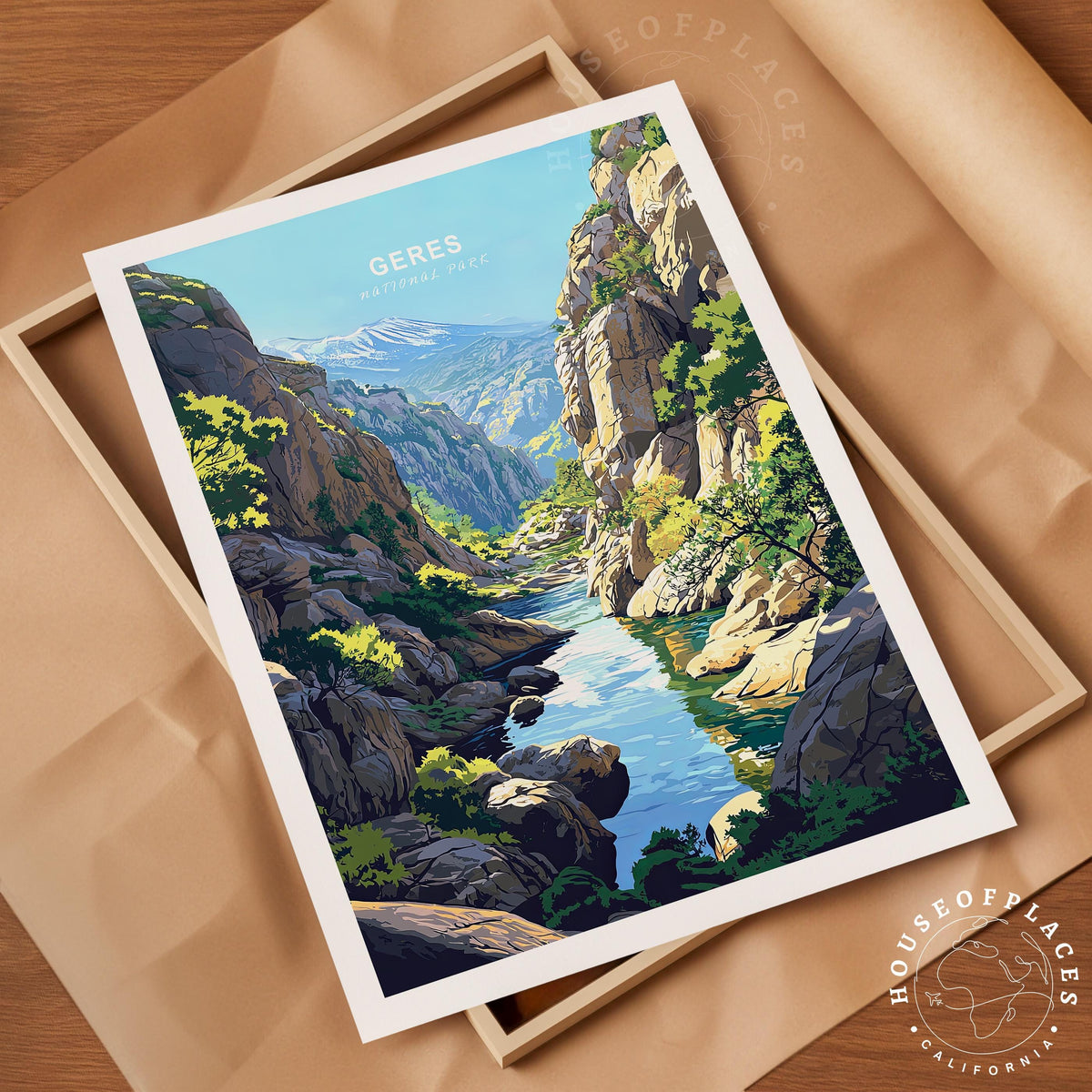 Geres National Park travel poster – view 10
