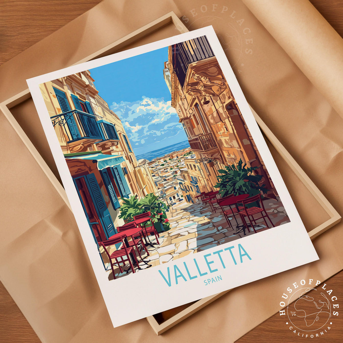 Valletta travel poster – view 10