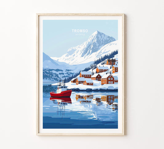 Tromso travel poster – view 2