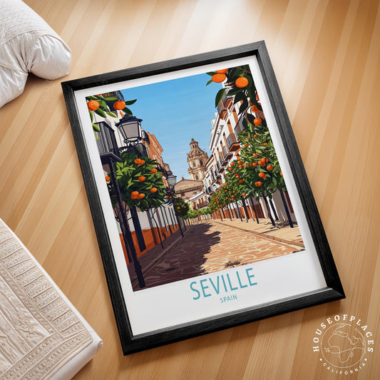 Seville travel poster – view 2