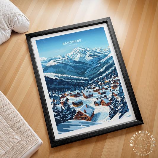 Zakopane travel poster – view 2