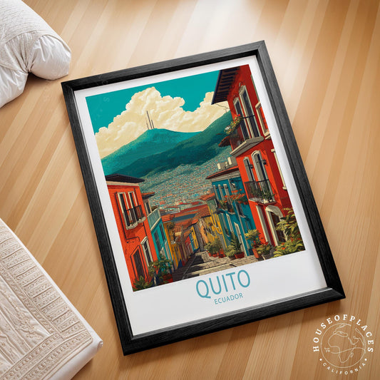 Quito travel poster – view 2