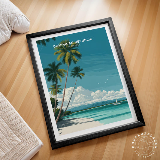Dominican Republic travel poster – view 2