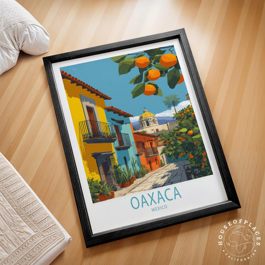 Oaxaca travel poster – view 2