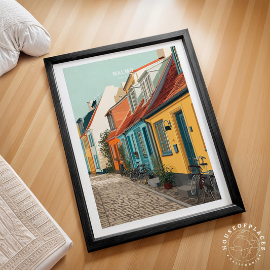 Malmo travel poster – view 2