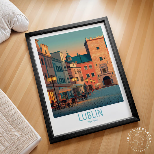 Lublin travel poster – view 2