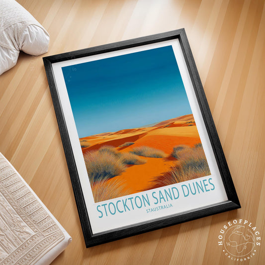 Stockton Sand Dunes travel poster – view 2
