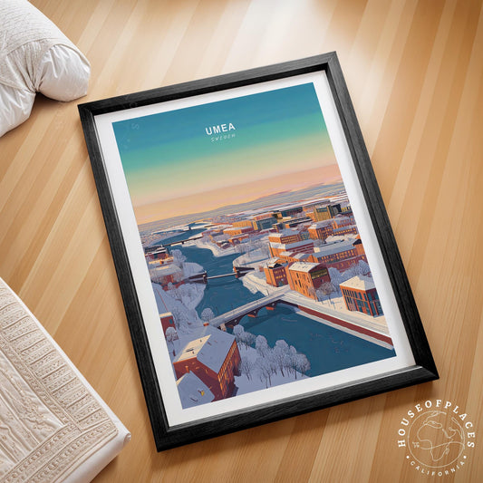 Umea travel poster – view 2