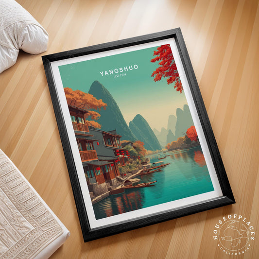 Yangshuo travel poster – view 2