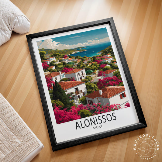 Alonissos travel poster – view 2