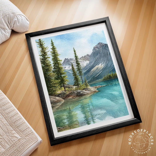Jasper National Park travel poster – view 2