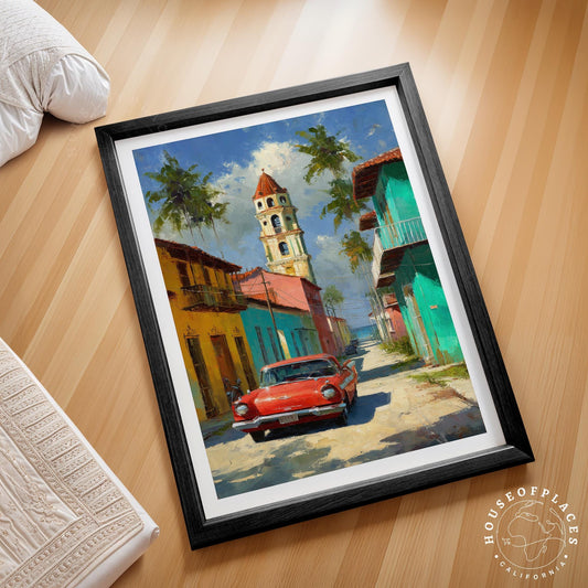 Cuba travel poster – view 2