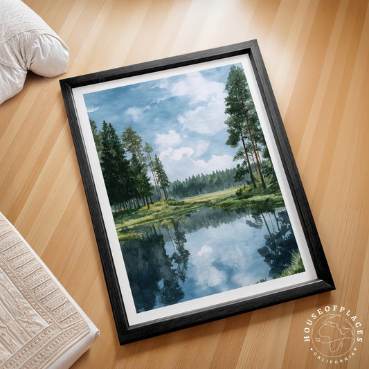Białowieża Forest travel poster – view 2