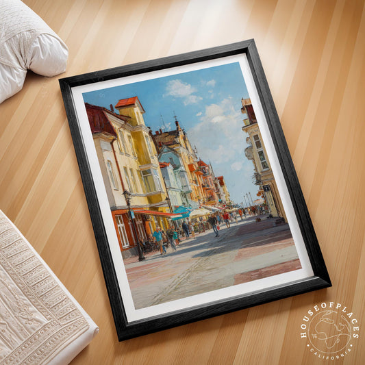 Ustka travel poster – view 2