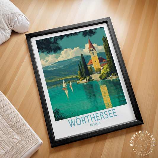 Austria travel poster – view 2