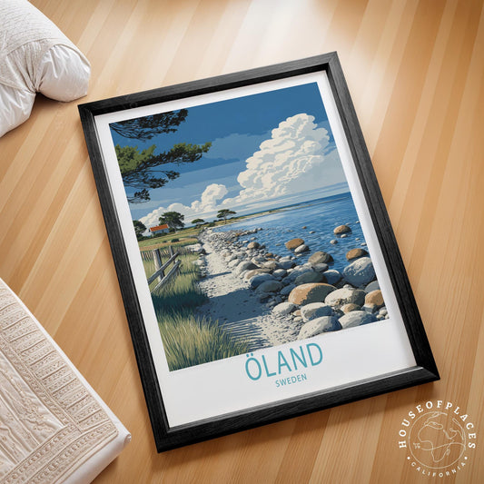 Öland Coastline travel poster – view 2
