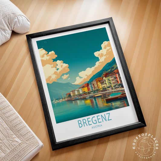 Bregenz travel poster – view 2