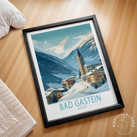 Bad Gastein travel poster – view 2
