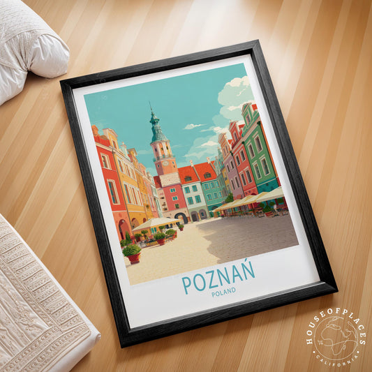 Colorful travel poster – view 2