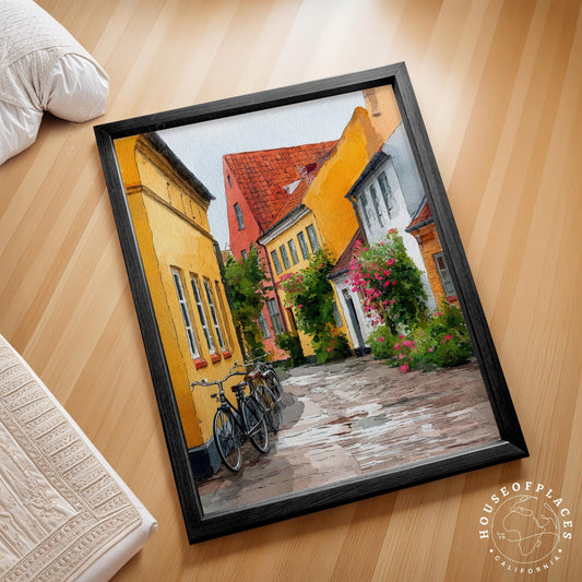 Odense travel poster – view 2