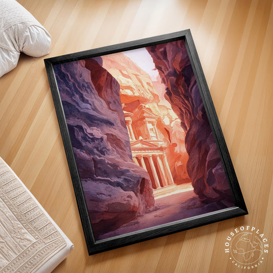 Petra travel poster – view 2