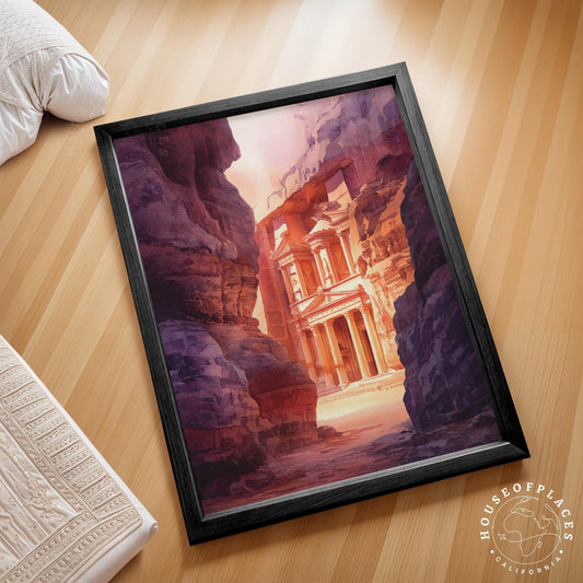 Petra travel poster – view 2
