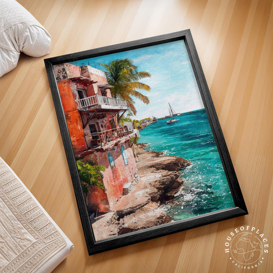 Isla Mujeres travel poster – view 2