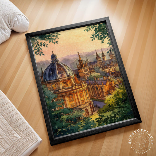 Oxford travel poster – view 2