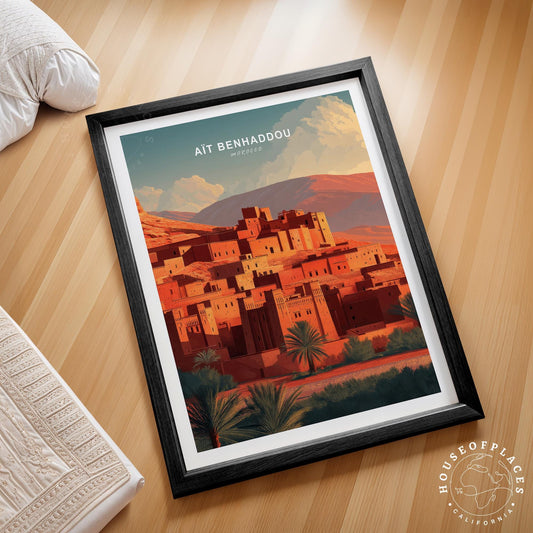 Ait Benhaddou travel poster – view 2