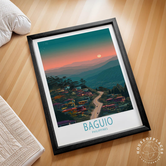 Baguio travel poster – view 2