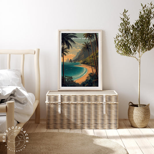 American Samoa National Park travel poster – view 2