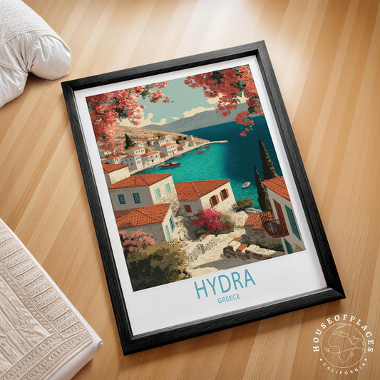 Hydra travel poster – view 2