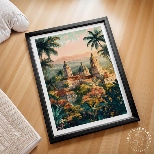 Cebu City travel poster – view 2