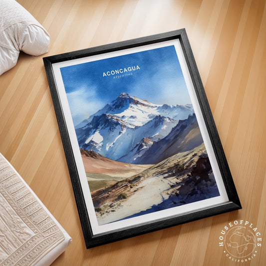 Aconcagua travel poster – view 2