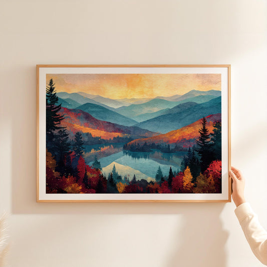 Adirondacks travel poster – view 2