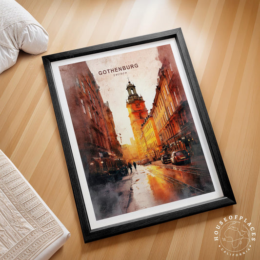 Gothenburg travel poster – view 2