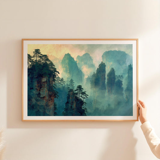 Zhangjiajie National Forest Park travel poster – view 2