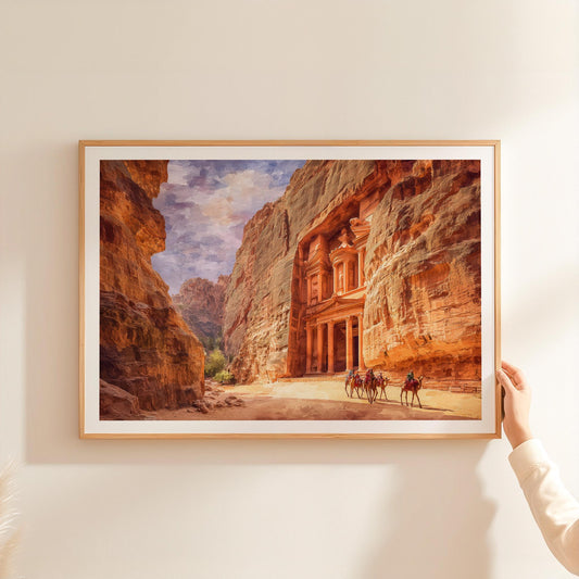 Petra travel poster – view 2