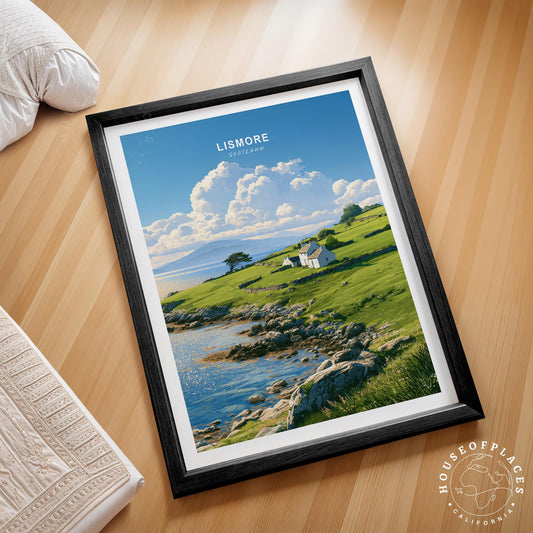 Isle of Lismore travel poster – view 2