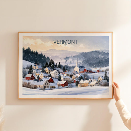 Vermont travel poster – view 2