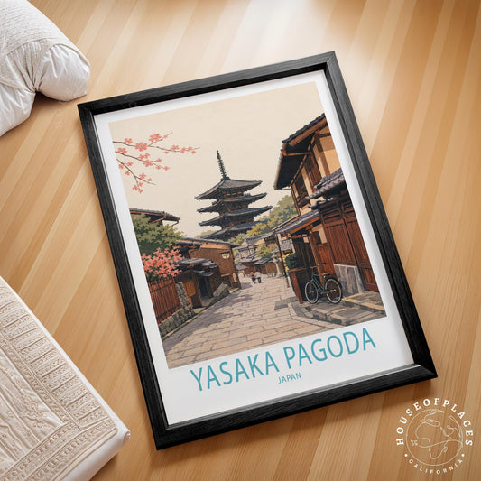 Yasaka Pagoda travel poster – view 2