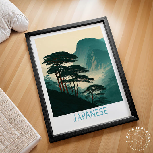 Japanese Pine travel poster – view 2