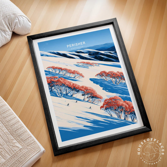 Perisher travel poster – view 2