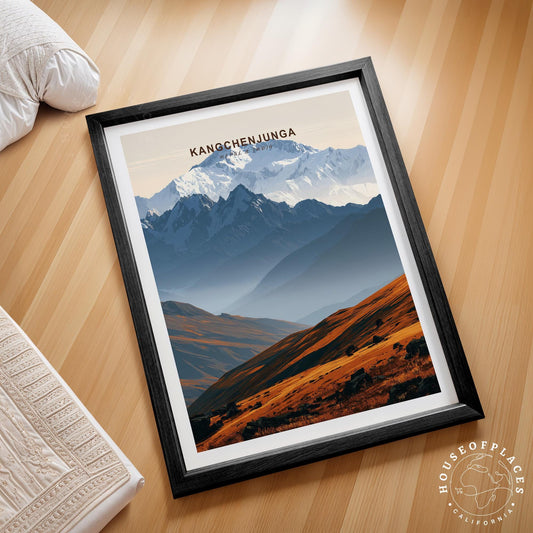 Kangchenjunga travel poster – view 2