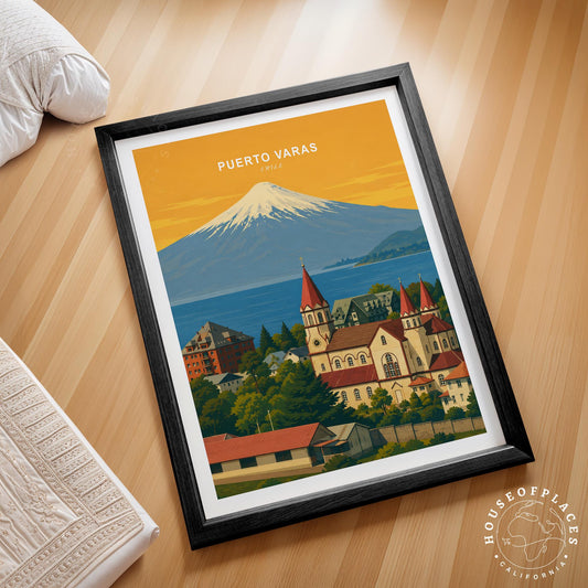 Puerto Varas travel poster – view 2