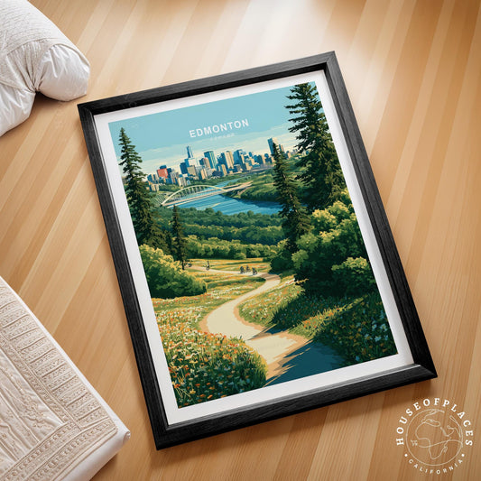Edmonton travel poster – view 2