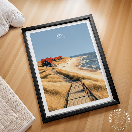 Sylt travel poster – view 2