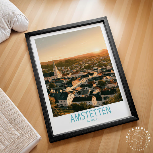 Amstetten travel poster – view 2