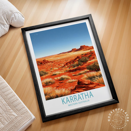 Karratha travel poster – view 2