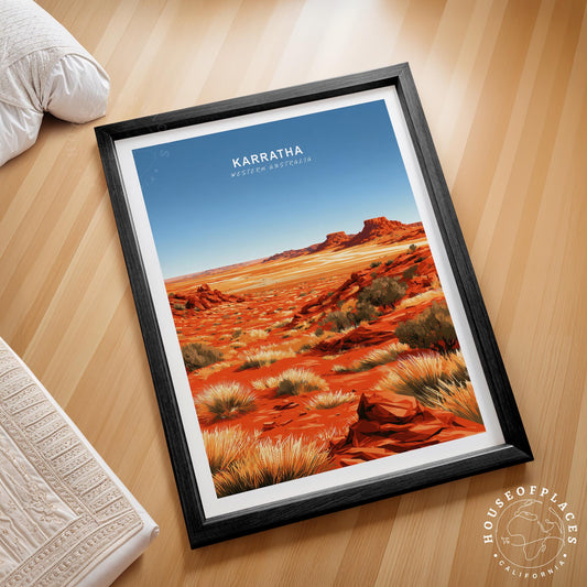 Karratha travel poster – view 2